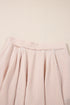 Corded Lantern Sleeve Top Ruffled Mini Skirt Two Piece Dress